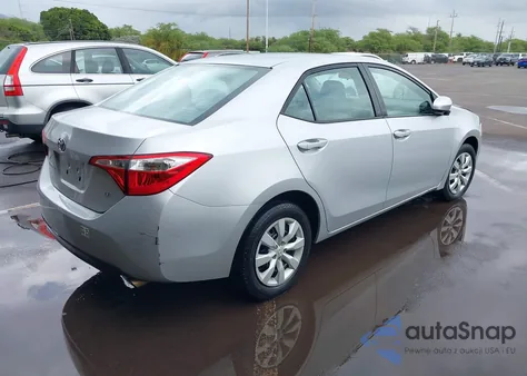 2016 Toyota Corolla Le из США, поврежденный, VIN 5YFBURHE8GP552024